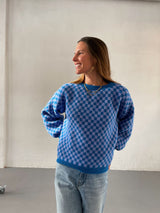 Martina Blue Sweater