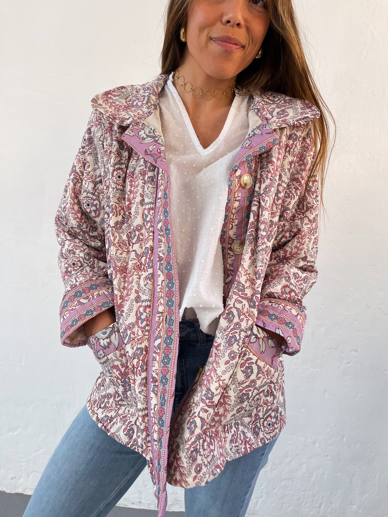 Pink Floral Jacket