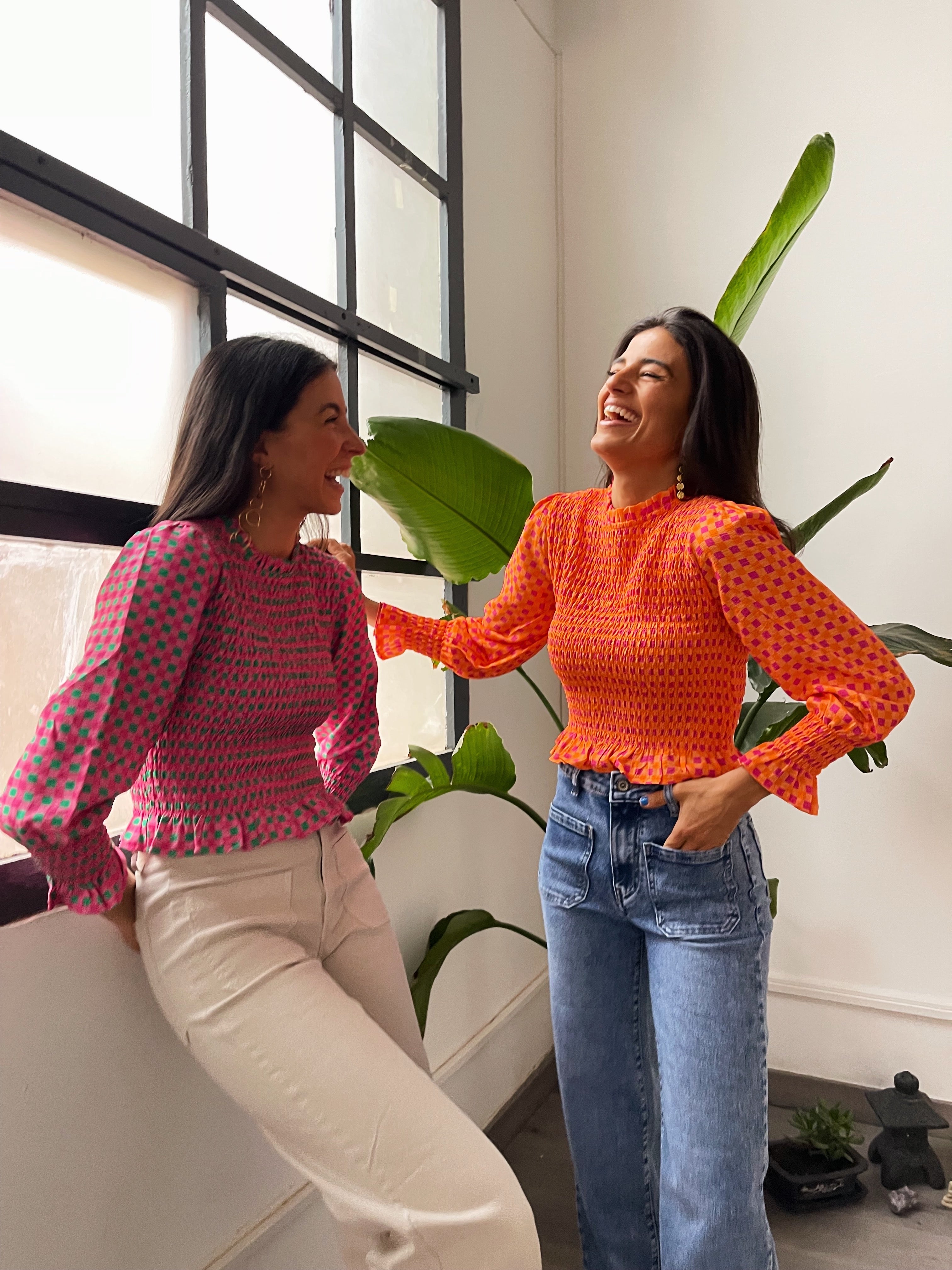 Chia Orange Blouse