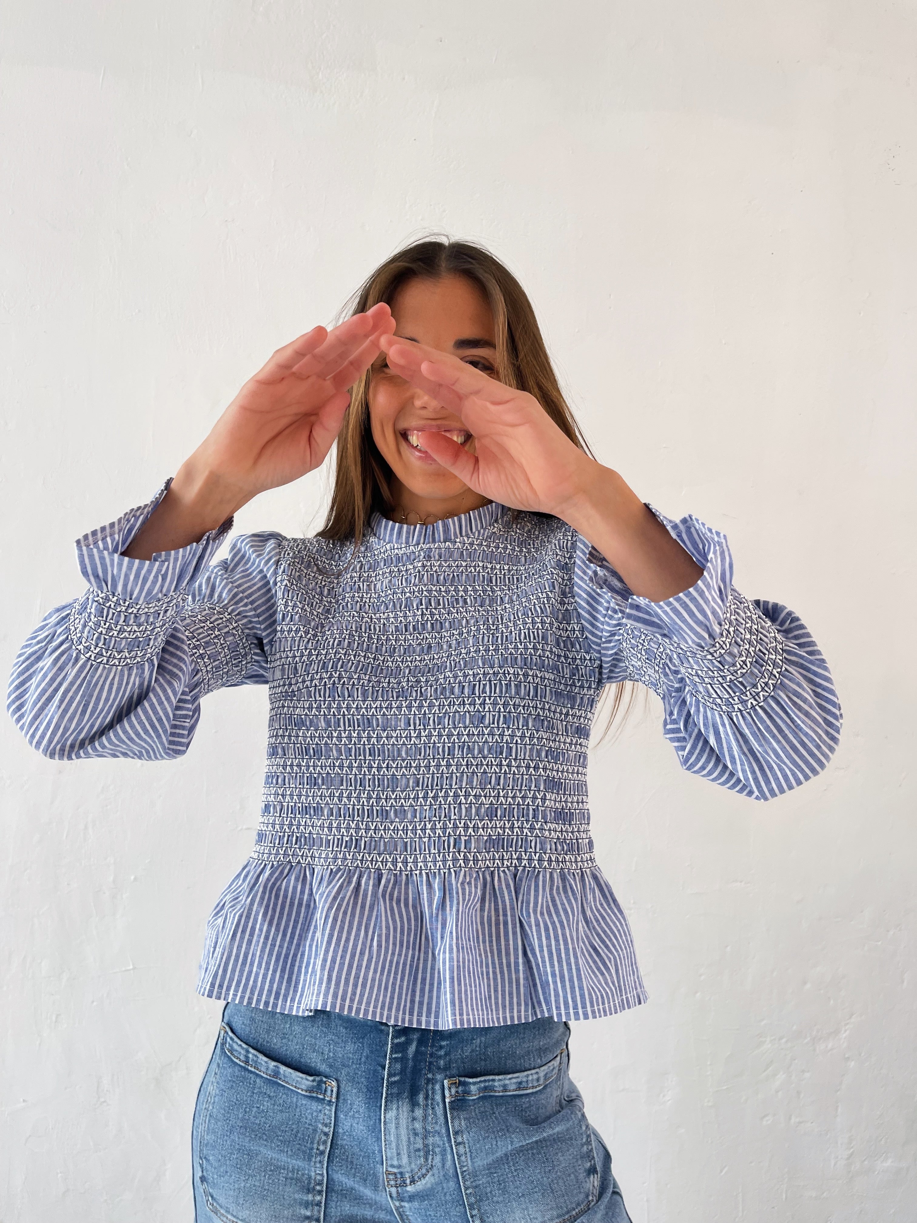 Rocío Blue Blouse