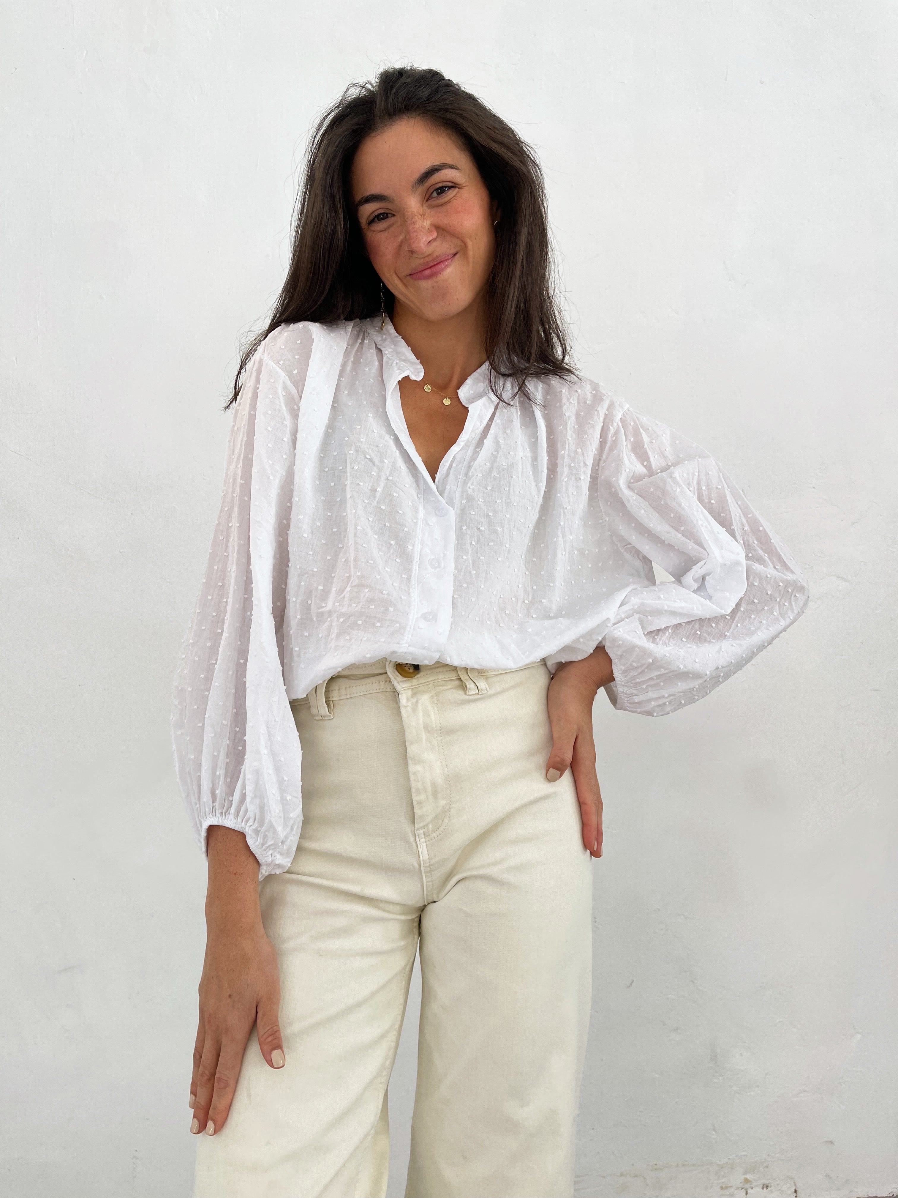 Julia White Blouse