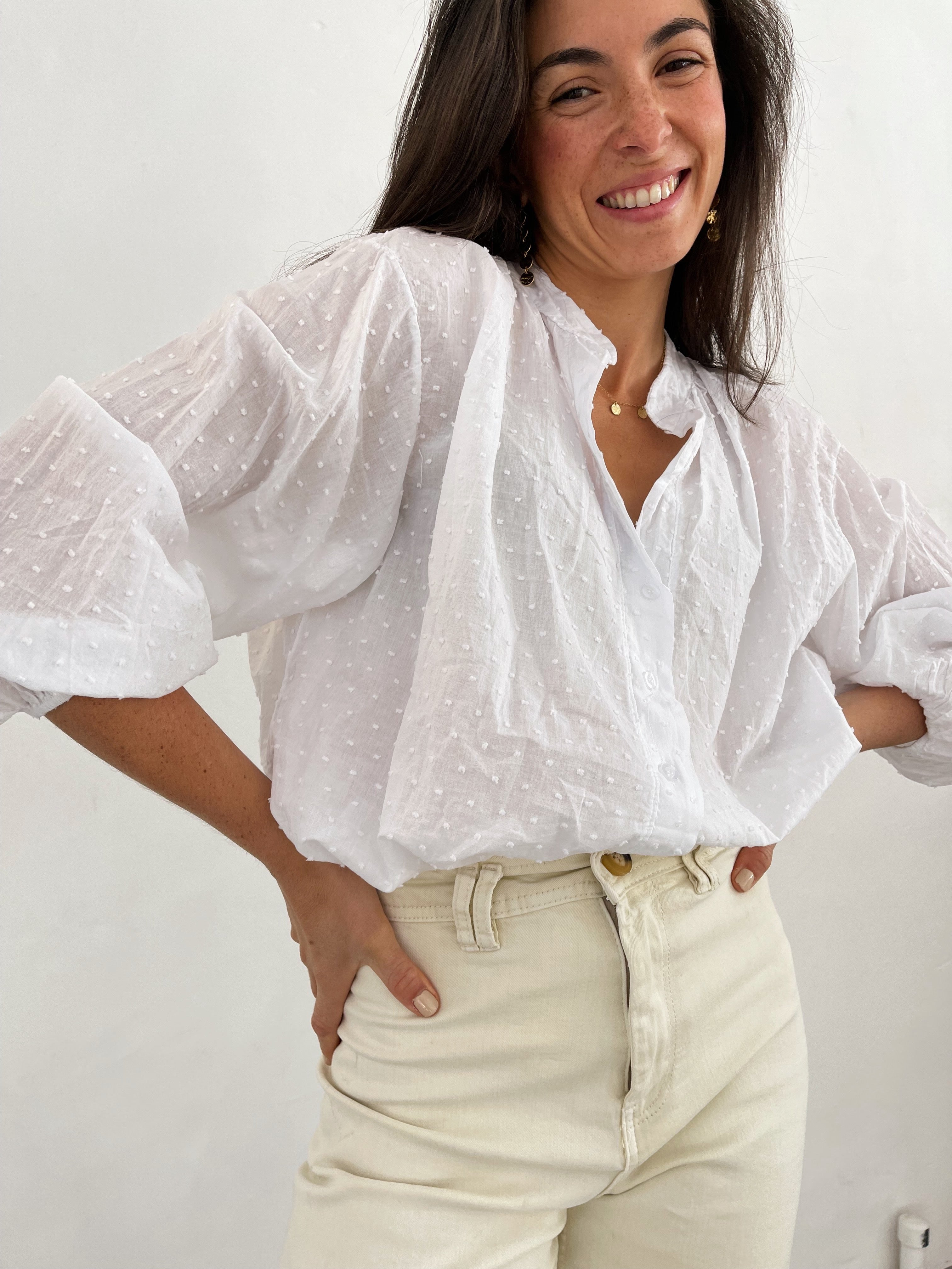 Julia White Blouse