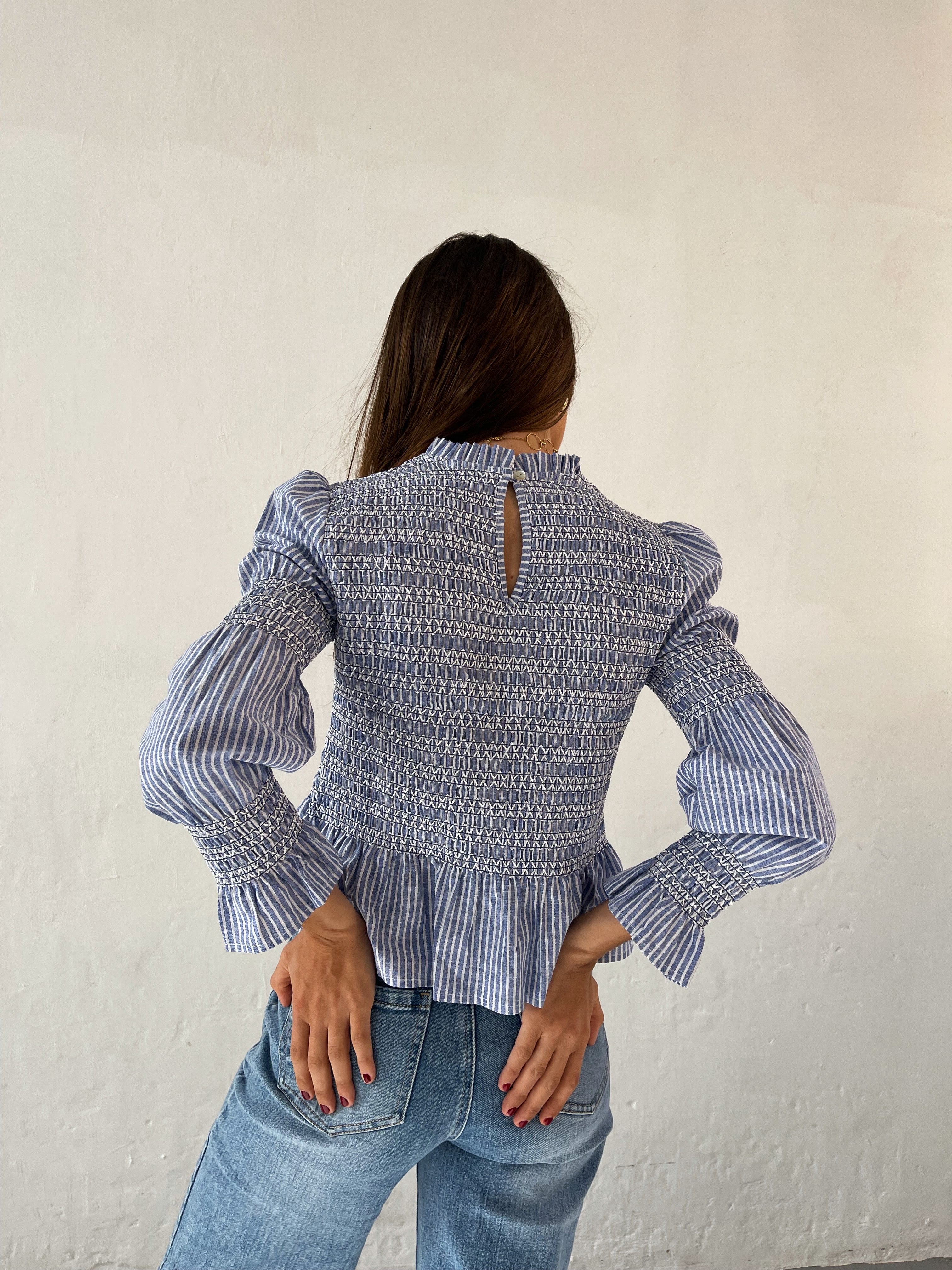 Rocío Blue Blouse