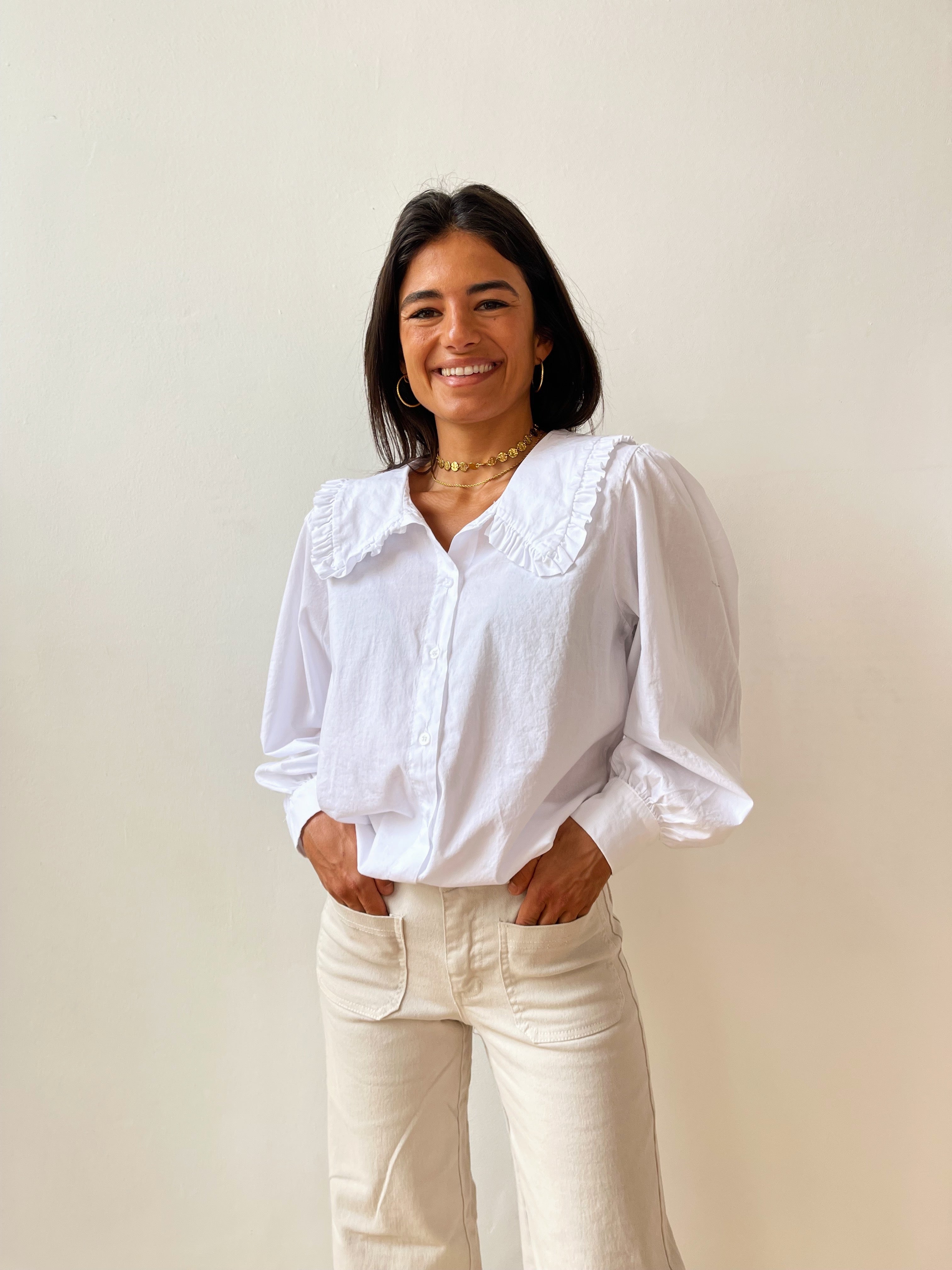 Camisa Daniella Blanca