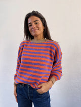 Purple and Orange Pia Sweater