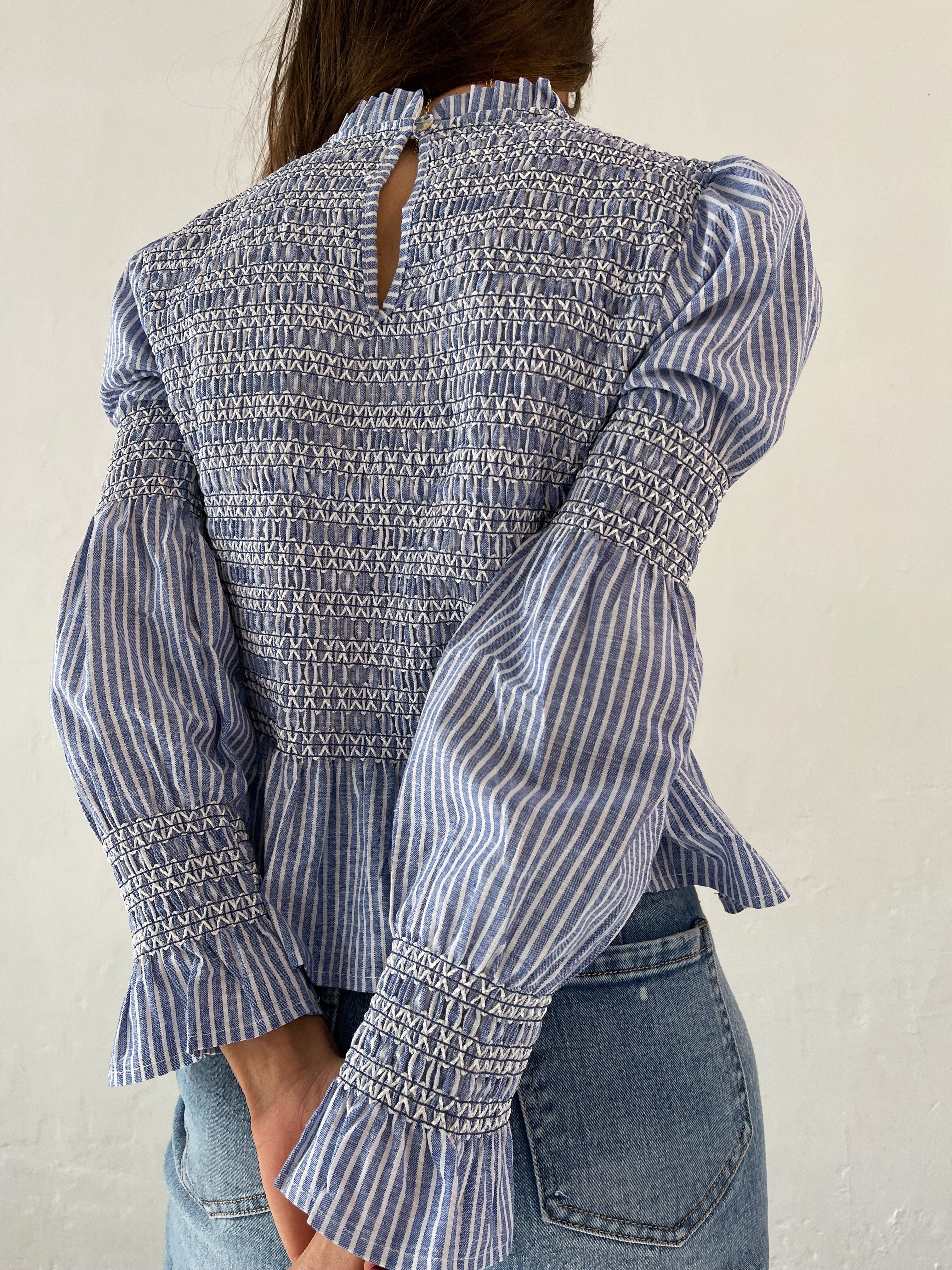 Rocío Blue Blouse