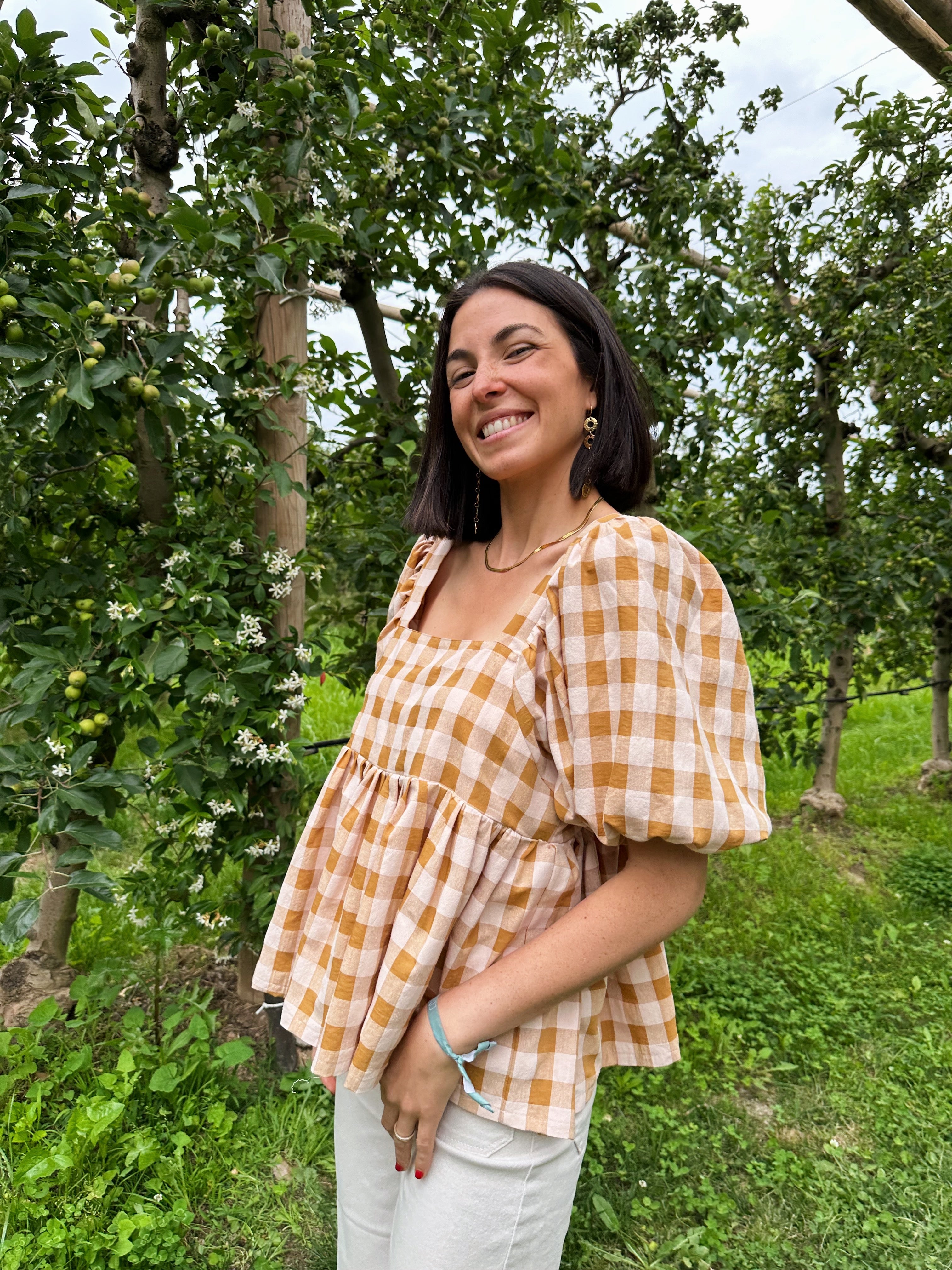 Maca Ochre Blouse