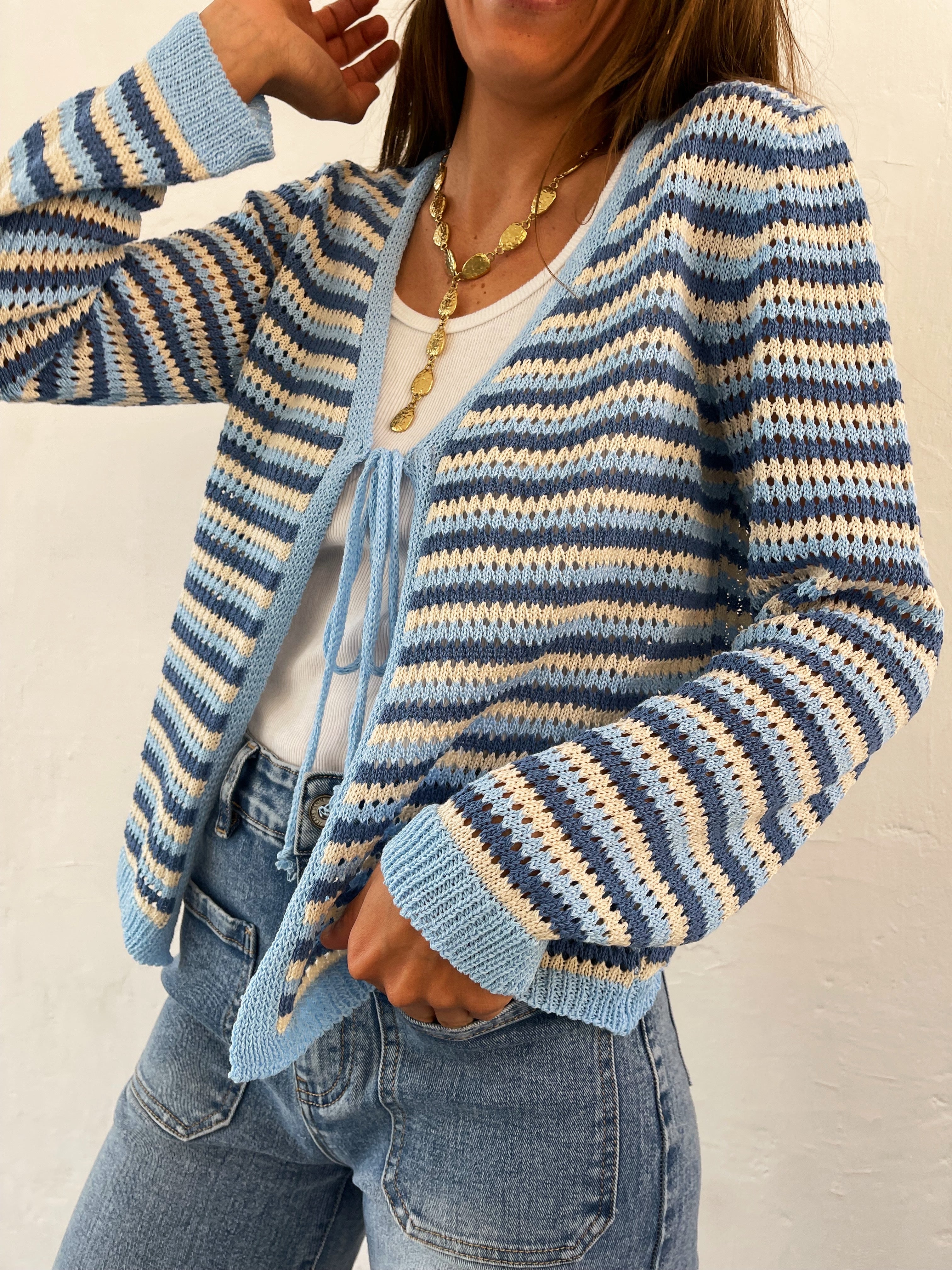 Carmina Blue Cardigan