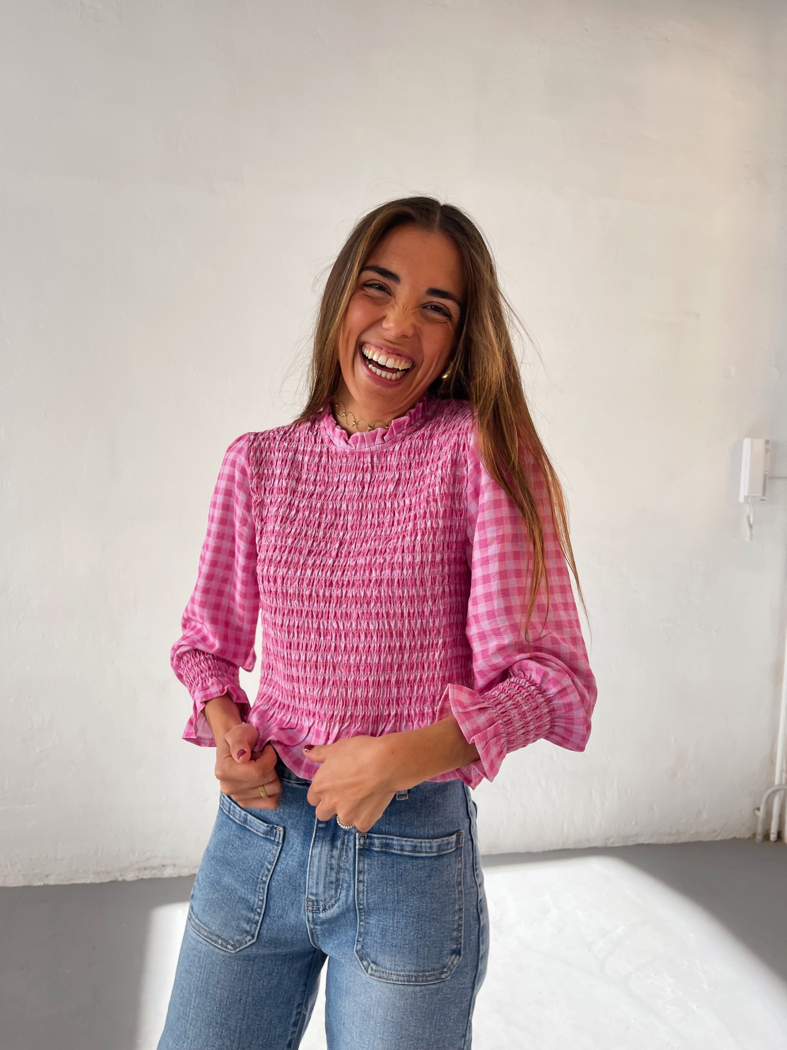 Chia Pink Blouse