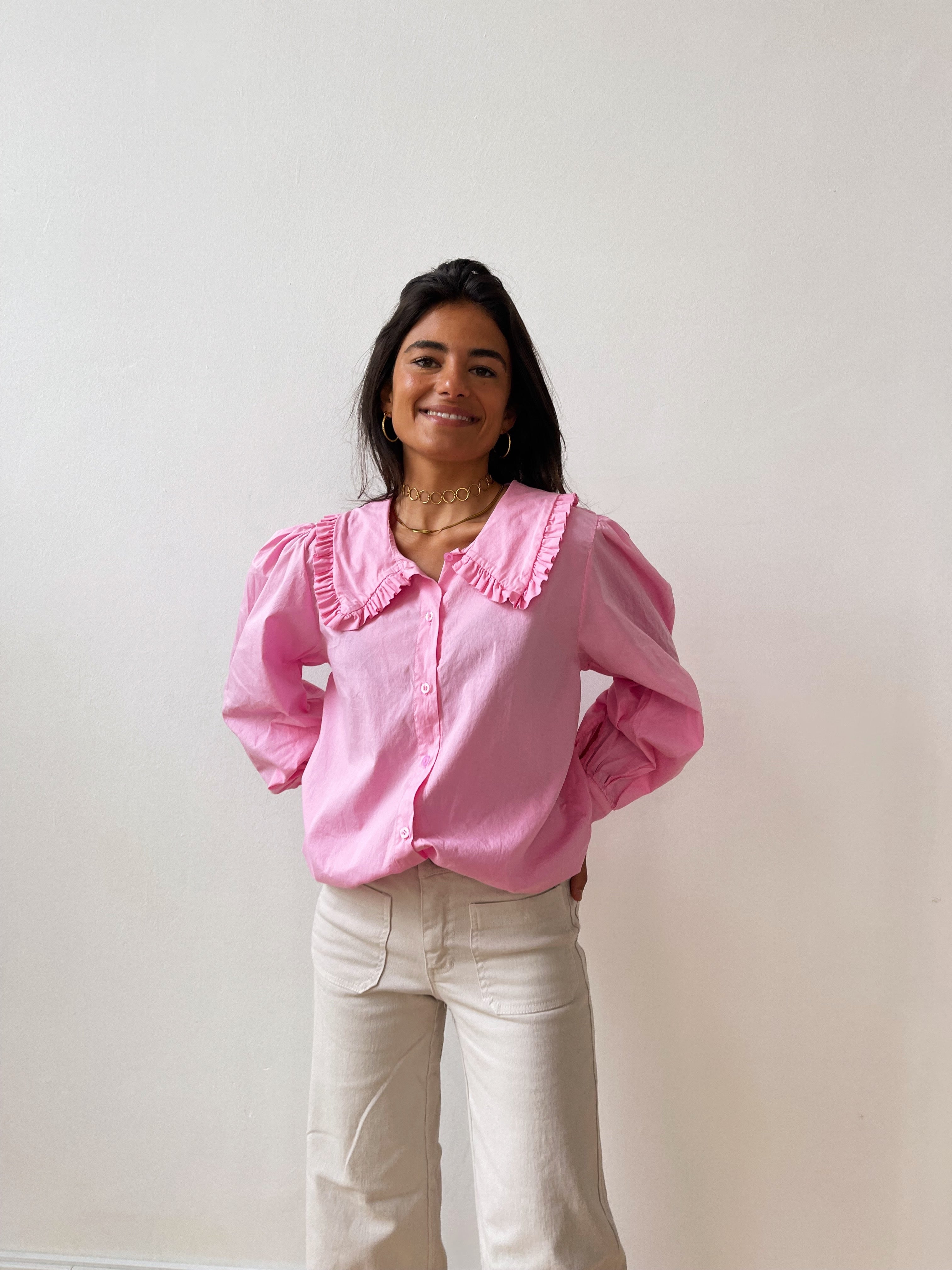 Camisa Daniella Fucsia