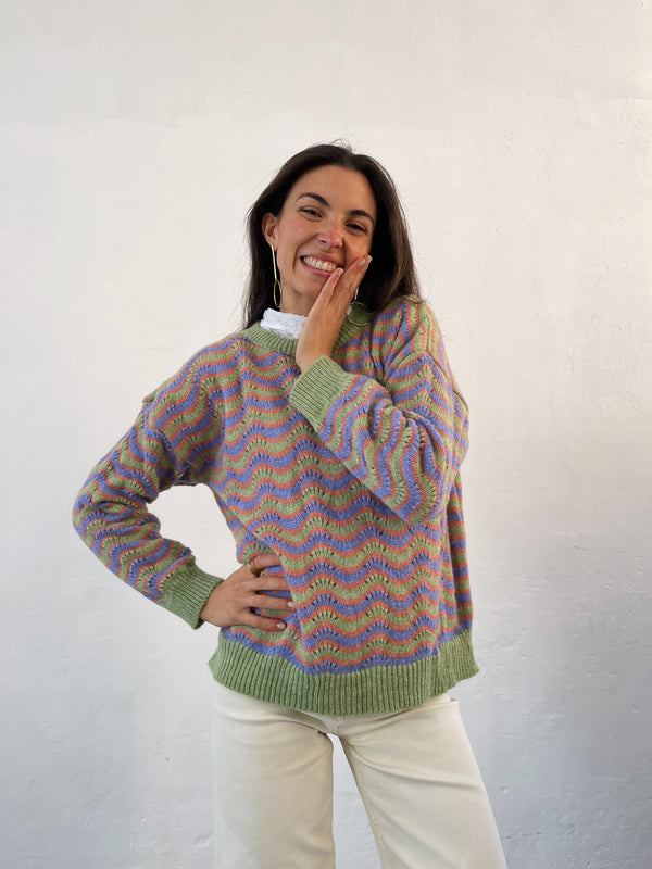 Luna Green Sweater