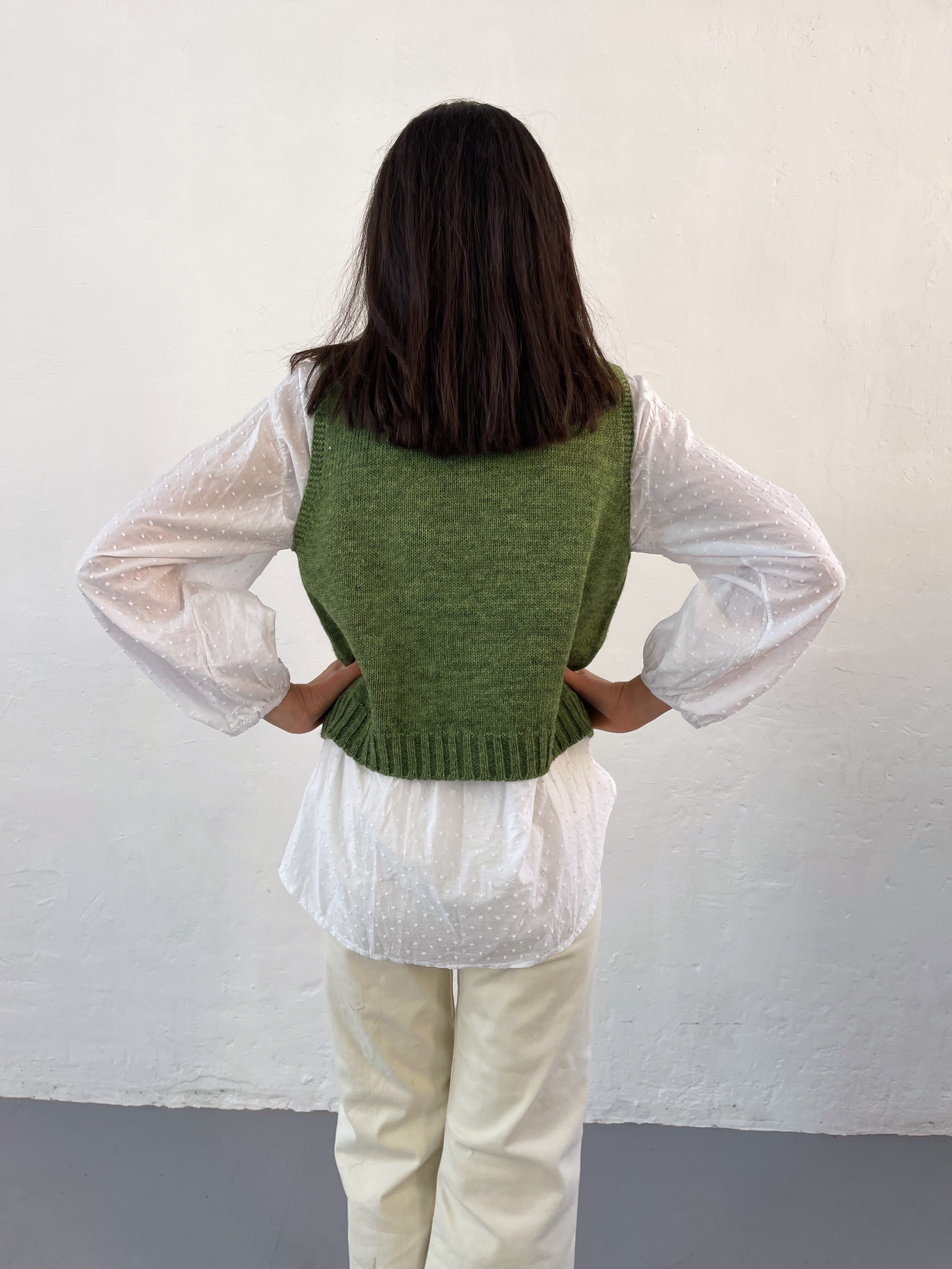 Clara Green Vest