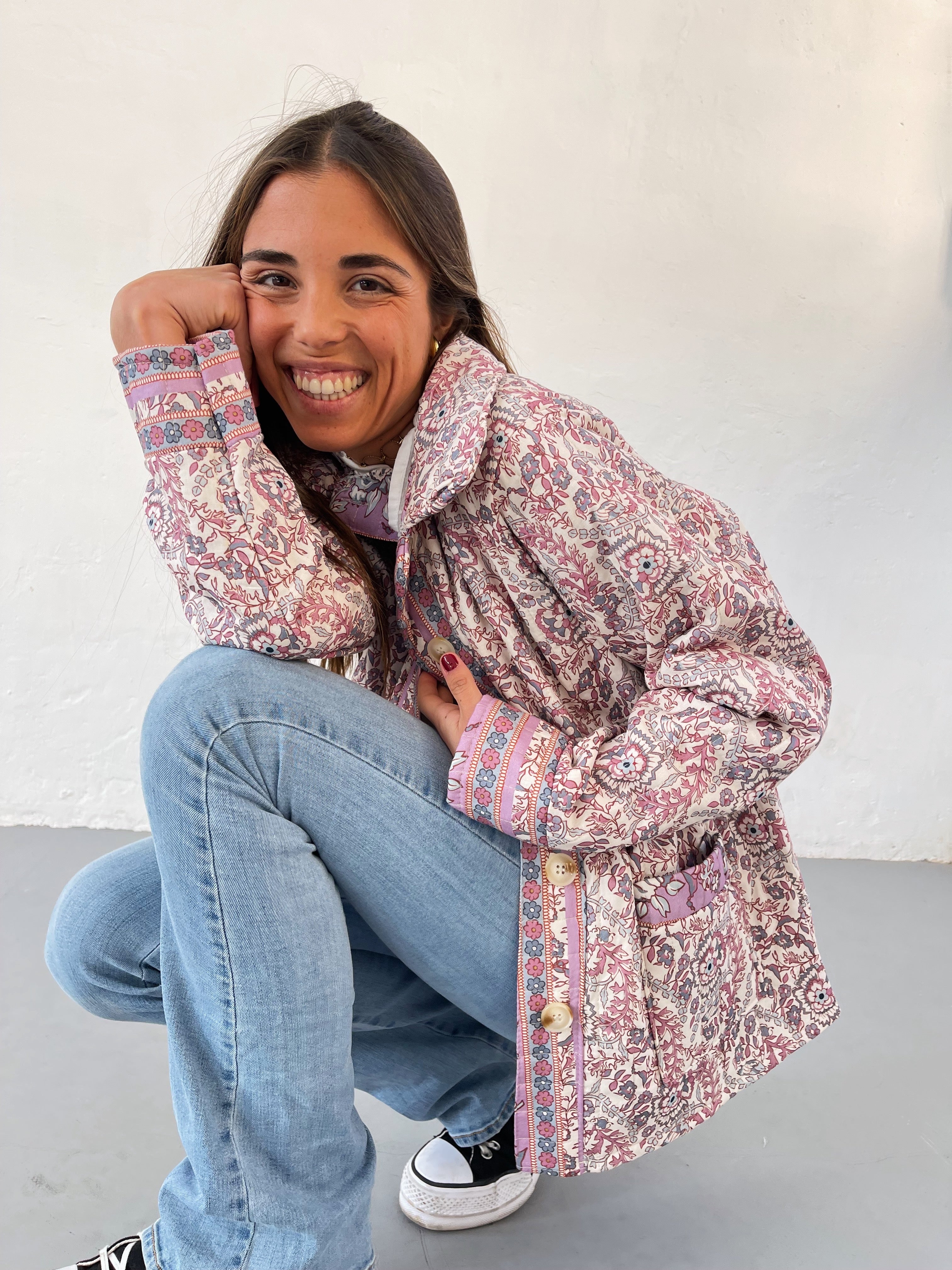 Pink Floral Jacket