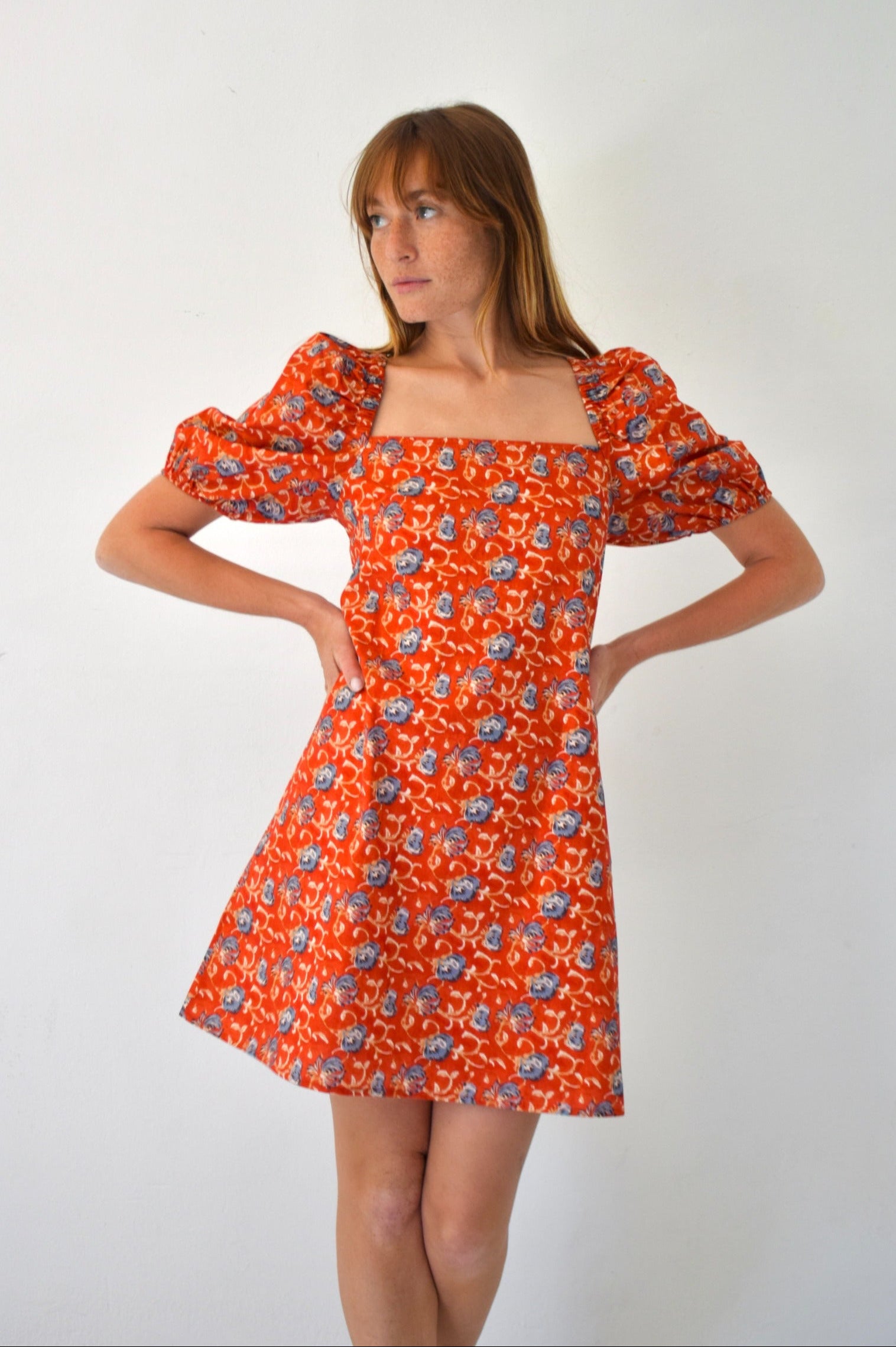 Vestido Bruna Lirio Rojo