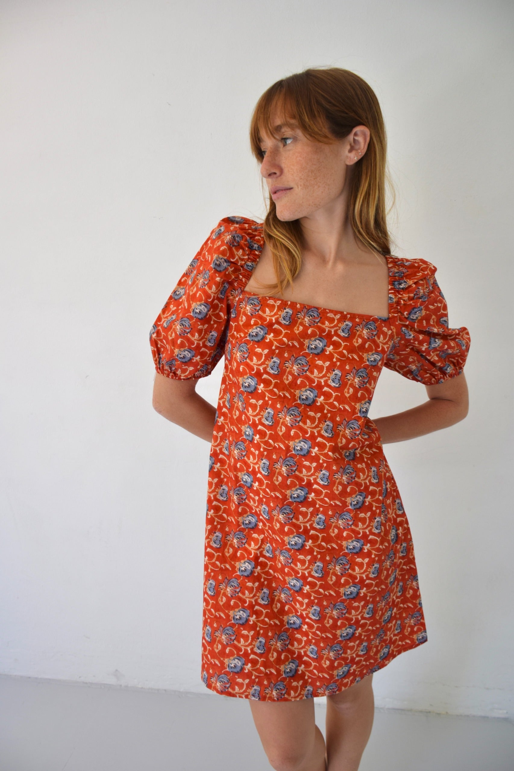 Vestido Bruna Lirio Rojo