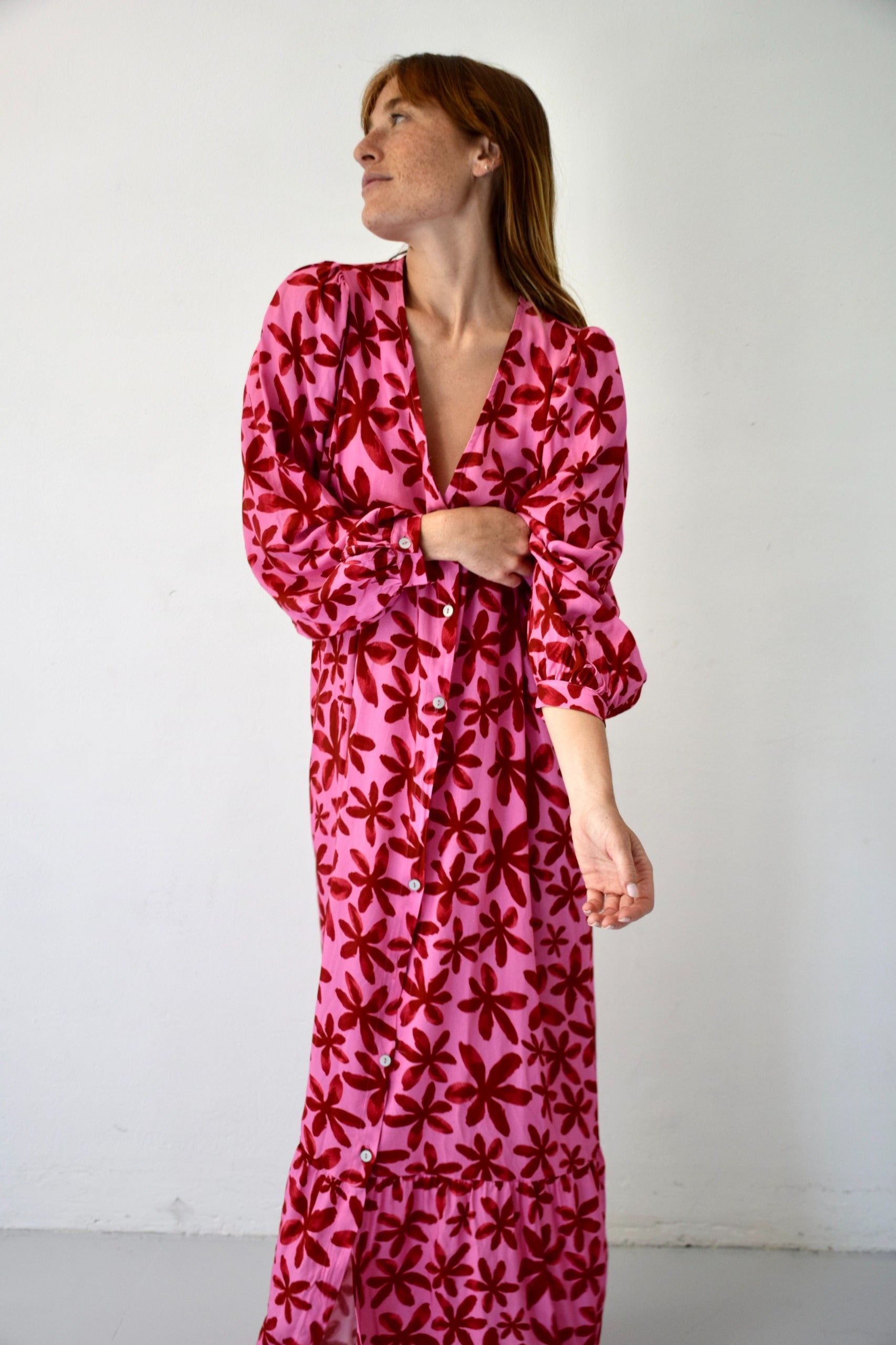 Micaela Flores Pink Dress