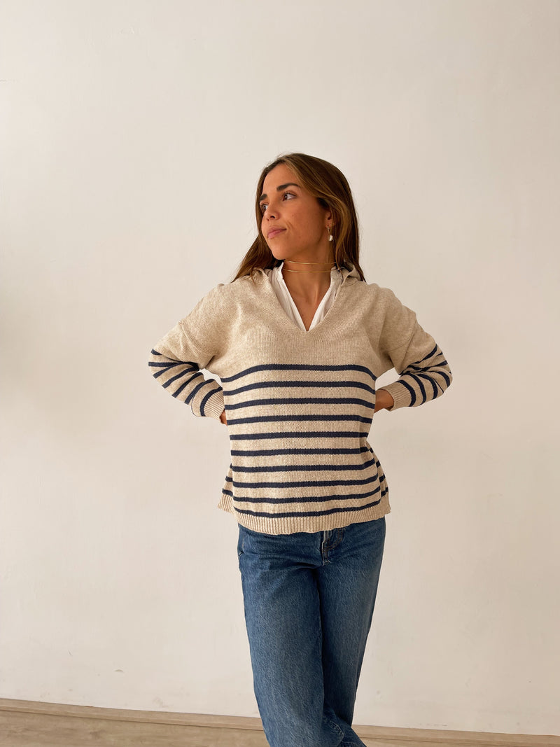 Olivia Beige Sweater