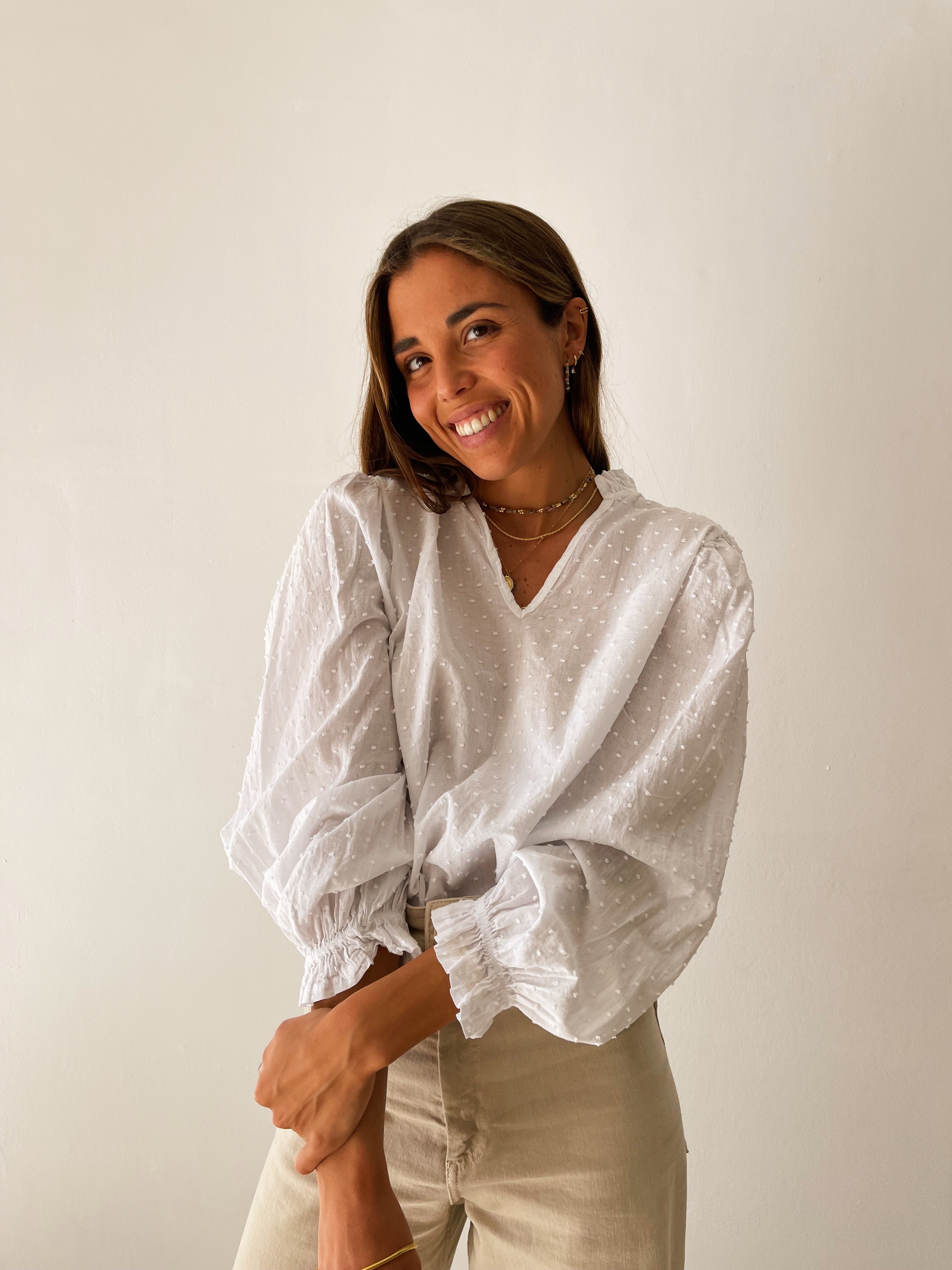 Blusa Isabella Blanca