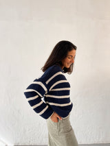 Anara Navy Sweater