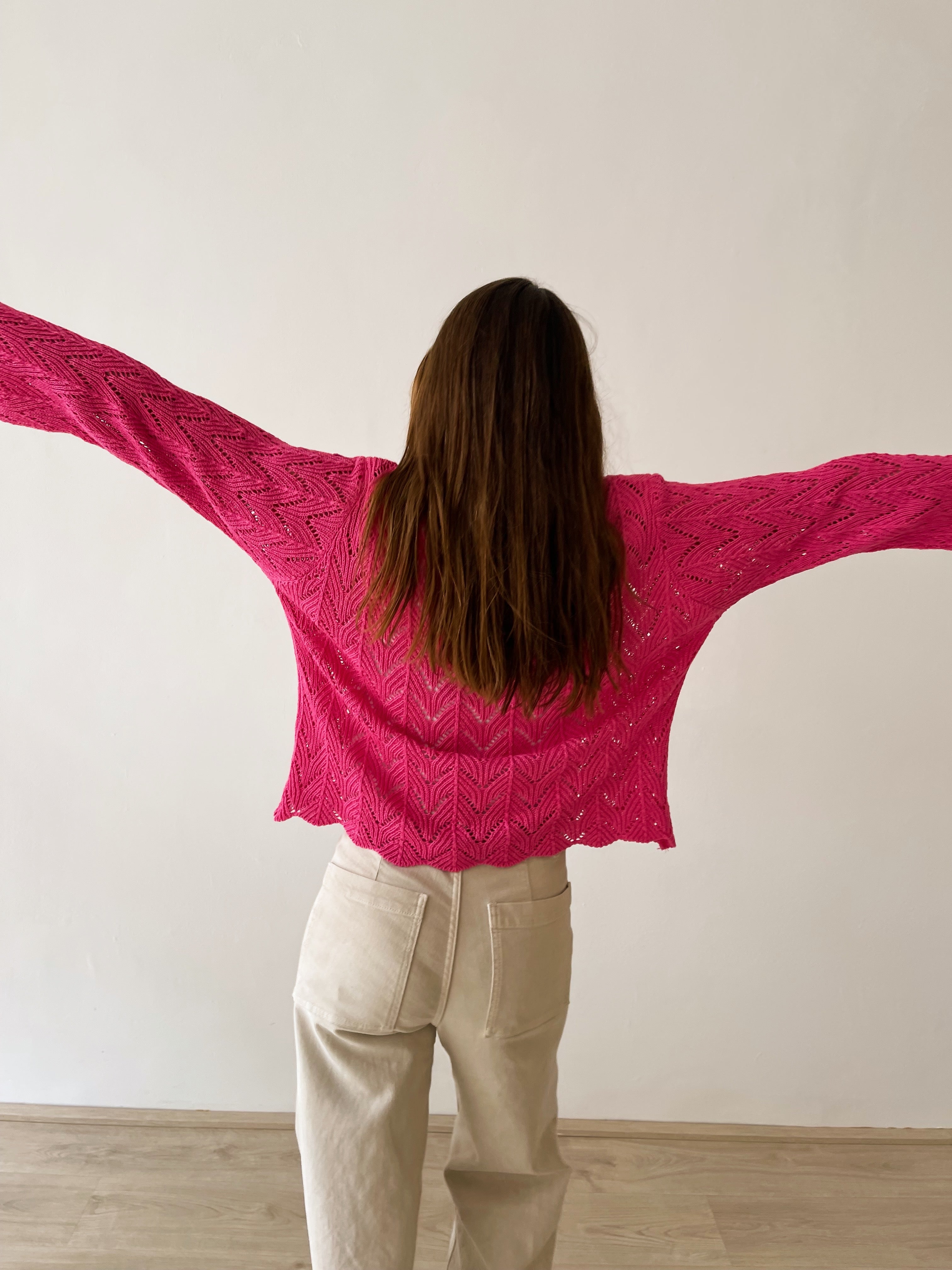 Camila Bougainvillea Cardigan