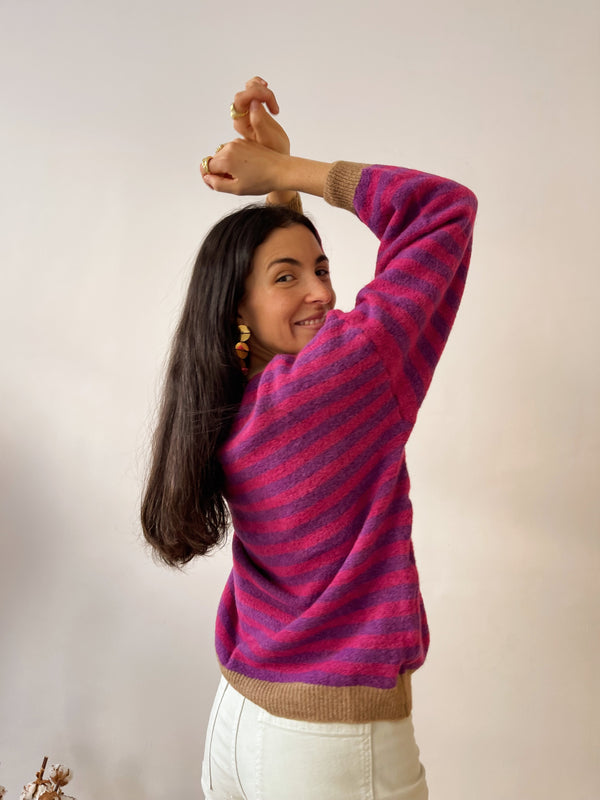 Pia Violet Sweater