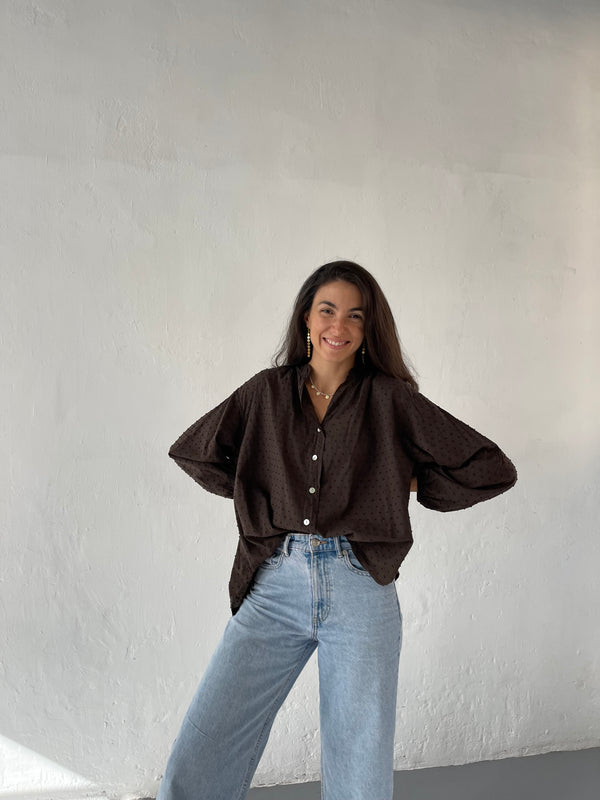 Blusa Julia Marrón