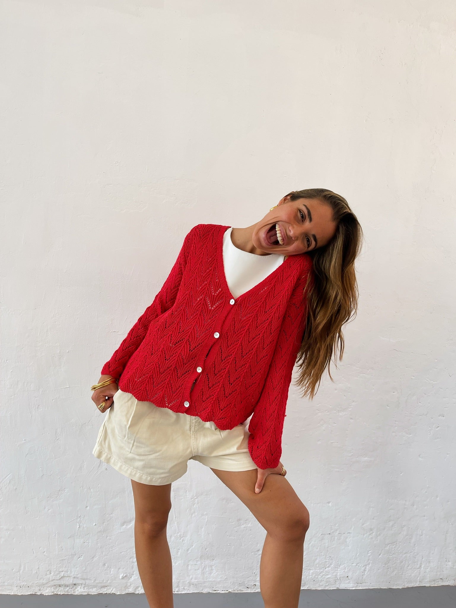 Red Cardigan