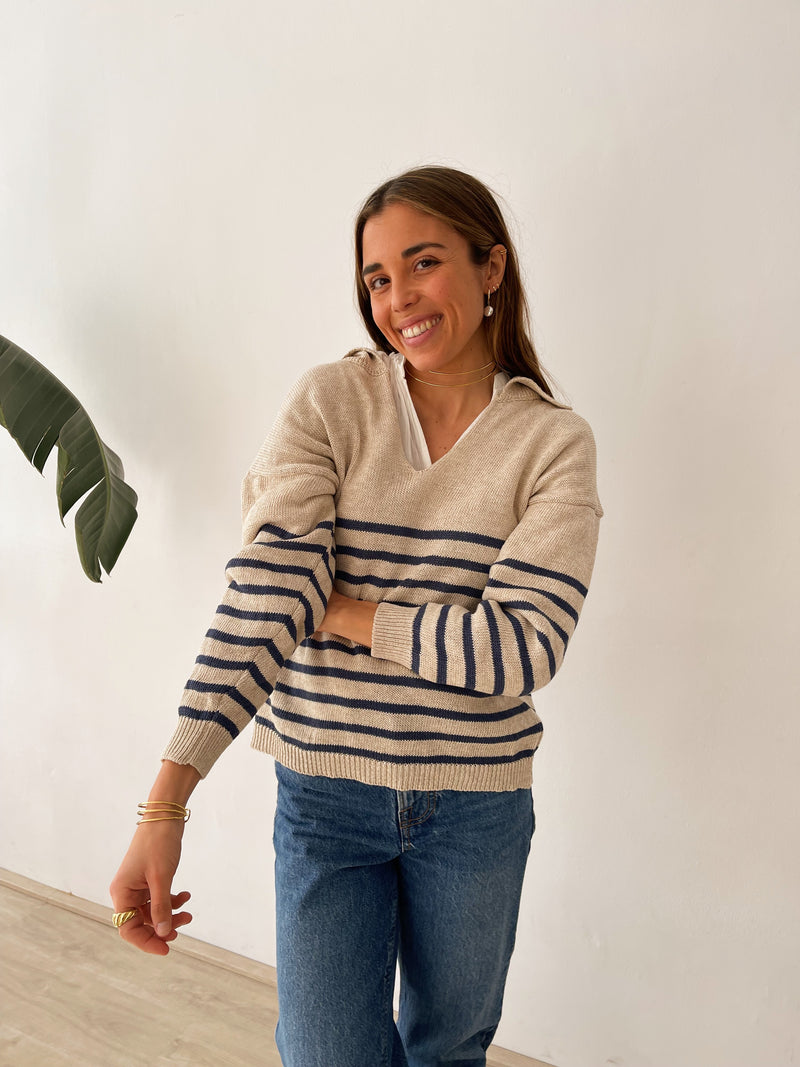 Olivia Beige Sweater